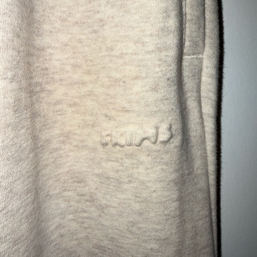 SKIMS NWT Cotton Fleece Straight Leg Sweatpants /Oatmeal Heather / Size S